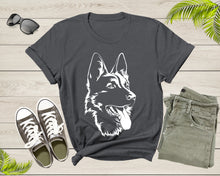 Load image into Gallery viewer, Cute Black German Shepherd Dog Puppy Pet Doggie Animal Dog T-Shirt Dog Lover Gift T Shirt for Men Women Kids Boys Girls Dog Graphic TShirt

