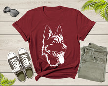 Load image into Gallery viewer, Cute Black German Shepherd Dog Puppy Pet Doggie Animal Dog T-Shirt Dog Lover Gift T Shirt for Men Women Kids Boys Girls Dog Graphic TShirt
