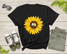 Load image into Gallery viewer, Cute Bumble Bee Yellow Sunflower Blossom Petal Flower Plant T-Shirt Sunflower Lover Gift T Shirt for Men Women Kids Boys Girls TShirt
