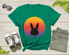 Load image into Gallery viewer, Cute Bunny Rabbit Animal Silhouette at Sunset for Men Women T-Shirt Bunny Lover Gift T Shirt for Men Women Kids Boys Girls Graphic TShirt

