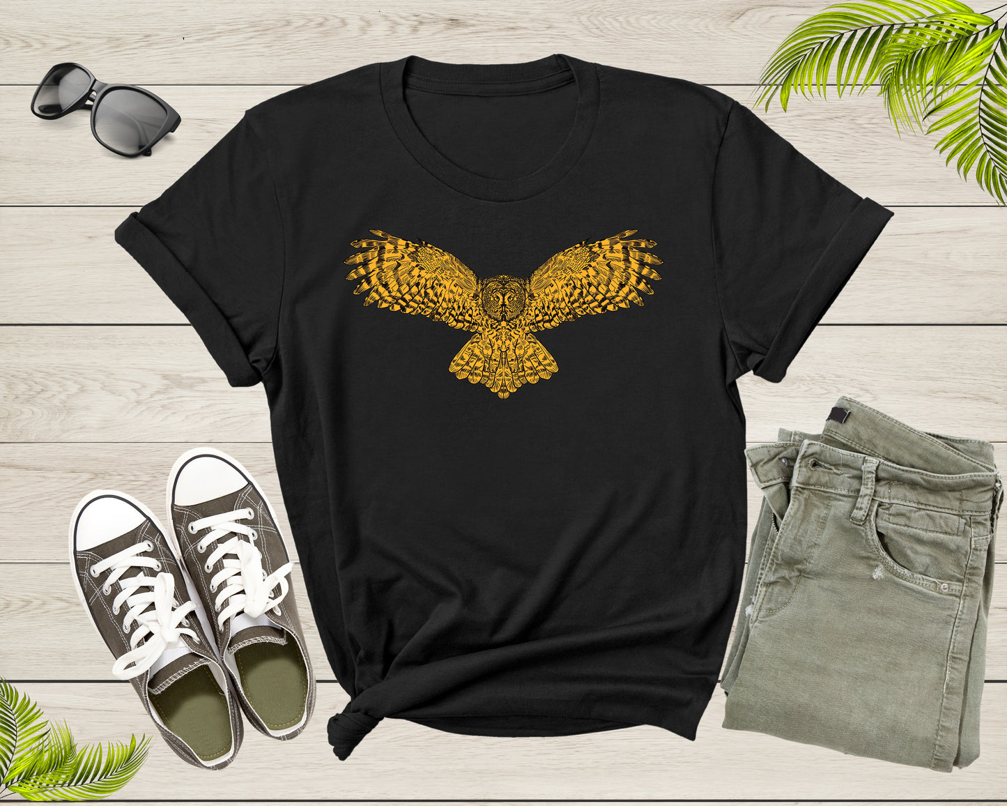 Cute Cool Flying Owl Bird of Night Hooter Owlet Owleez Bird T-Shirt Owl Lover Gift T Shirt for Men Women Kids Boys Girls Graphic Tshirt