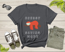 Load image into Gallery viewer, Cute Cool Lazy Tree Sloth Sleeping Animal Energy Saving Mode T-Shirt Sloth Lover Gift T Shirt for Men Women Kids Boys Girls Graphic Tshirt
