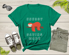 Load image into Gallery viewer, Cute Cool Lazy Tree Sloth Sleeping Animal Energy Saving Mode T-Shirt Sloth Lover Gift T Shirt for Men Women Kids Boys Girls Graphic Tshirt

