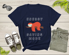 Load image into Gallery viewer, Cute Cool Lazy Tree Sloth Sleeping Animal Energy Saving Mode T-Shirt Sloth Lover Gift T Shirt for Men Women Kids Boys Girls Graphic Tshirt
