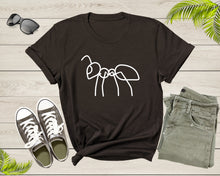 Load image into Gallery viewer, Cute Fire Ant Gift Shirt For Mens Womens Kids Red Ant Lover Tshirt Cool Ant Bug Termite Silhouette Graphic Design Print Boys Girls T-shirt
