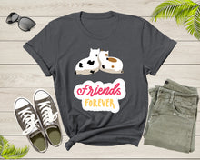 Load image into Gallery viewer, Cute Friends Forever Cats Kittens Animal Friendship Animal T-Shirt Cat Lover Gift T Shirt for Men Women Kids Boys Girls Graphic Tshirt
