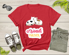 Load image into Gallery viewer, Cute Friends Forever Cats Kittens Animal Friendship Animal T-Shirt Cat Lover Gift T Shirt for Men Women Kids Boys Girls Graphic Tshirt
