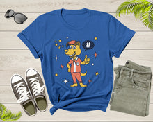 Load image into Gallery viewer, Cute Funky Hipster Goofy Dog Dressed in Cartoon Character T-Shirt Dog Lover Gift T Shirt for Men Women Kids Boys Girls Graphic Tshirt
