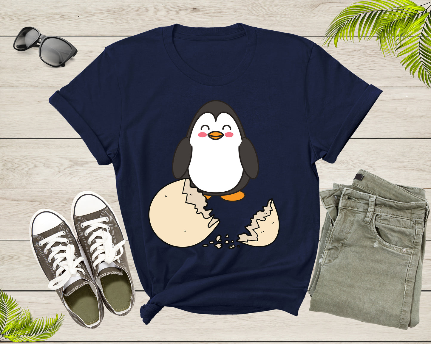 Cute Funny Penguin Hatched Egg Cutie Animal Adorable Sweet T-Shirt Penguin Lover Gift T Shirt for Men Women Kids Boys Girls Graphic Tshirt