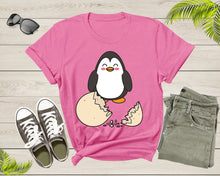 Load image into Gallery viewer, Cute Funny Penguin Hatched Egg Cutie Animal Adorable Sweet T-Shirt Penguin Lover Gift T Shirt for Men Women Kids Boys Girls Graphic Tshirt
