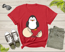 Load image into Gallery viewer, Cute Funny Penguin Hatched Egg Cutie Animal Adorable Sweet T-Shirt Penguin Lover Gift T Shirt for Men Women Kids Boys Girls Graphic Tshirt
