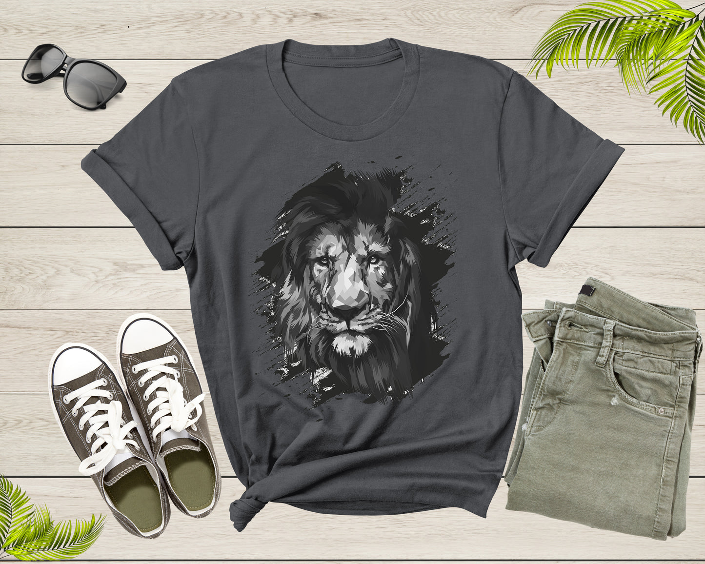 Cool Forest King Lion Saharan African Animal Zoo Lion T-Shirt Lion Animal Gift T Shirt for Men Women Kids Boys Girls King Lion Tshirt