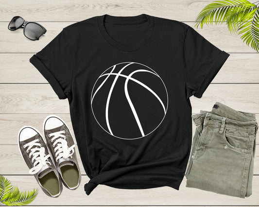 Cool Basketball Shirt For Men Women Youth Boys Girls Basketball Lover Gift Idea Tshirt Basketball Birthday Present Gift Dad Mom T-shirt