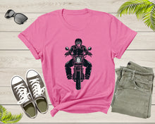 Load image into Gallery viewer, Cool Black Motorbike Biker Motorcycle For Men Women Kids T-shirt Mens Motorcycle Rider Shirt For Men Women Kids Teens Graphic Gift Tshirt
