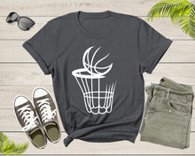 Load image into Gallery viewer, Cool Basketball Shirt For Men Women Youth Boys Girls Basketball Lover Gift Idea Tshirt Basketball Birthday Present Gift Dad Mom T-shirt

