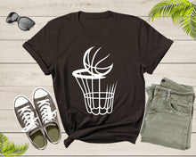 Load image into Gallery viewer, Cool Basketball Shirt For Men Women Youth Boys Girls Basketball Lover Gift Idea Tshirt Basketball Birthday Present Gift Dad Mom T-shirt
