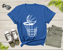 Load image into Gallery viewer, Cool Basketball Shirt For Men Women Youth Boys Girls Basketball Lover Gift Idea Tshirt Basketball Birthday Present Gift Dad Mom T-shirt
