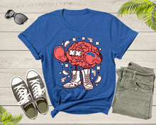 Load image into Gallery viewer, Boxer Brain Tshirt Fighter Boxing with Gloves and Shoes Men Women T-Shirt Boxing Lover Gift for Men Women Kids Teens Boys Girls Shirt
