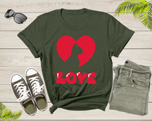 Load image into Gallery viewer, Cat Kitten Animal Lover Red Heart Love Like Pet Sweet Cat T-shirt Cat Kitten Shirt Men Women Kids Boys Girls Teens Cute Cat Graphic Tshirt
