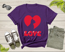 Load image into Gallery viewer, Cat Kitten Animal Lover Red Heart Love Like Pet Sweet Cat T-shirt Cat Kitten Shirt Men Women Kids Boys Girls Teens Cute Cat Graphic Tshirt

