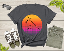 Load image into Gallery viewer, Black Crow Bird Silhouette At Sunset Wildlife Nature Animal T-shirt Crow Lover Gift Shirt For Men Women Kids Crow Themed Graphic Tshirt

