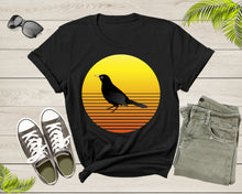 Load image into Gallery viewer, Black Crow Bird Silhouette At Sunset Wildlife Nature Animal T-shirt Crow Lover Gift Shirt For Men Women Kids Crow Themed Graphic Tshirt
