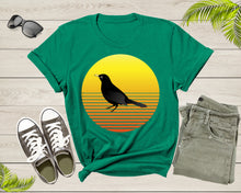 Load image into Gallery viewer, Black Crow Bird Silhouette At Sunset Wildlife Nature Animal T-shirt Crow Lover Gift Shirt For Men Women Kids Crow Themed Graphic Tshirt
