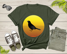 Load image into Gallery viewer, Black Crow Bird Silhouette At Sunset Wildlife Nature Animal T-shirt Crow Lover Gift Shirt For Men Women Kids Crow Themed Graphic Tshirt
