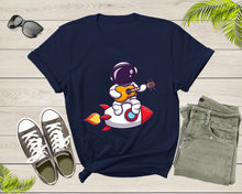 Load image into Gallery viewer, Astronaut Space Lovers Gift Guitarist Spaceman Graphic Rocket Adult Men Women Kids Boys Girls Shirt Astronaut Birthday Present T-shirt
