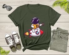 Load image into Gallery viewer, Astronaut Space Lovers Gift Guitarist Spaceman Graphic Rocket Adult Men Women Kids Boys Girls Shirt Astronaut Birthday Present T-shirt
