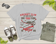 Load image into Gallery viewer, Cool Aircraft Club Plane Fly Airplane for Men Women Kids T-Shirt Plane Shirt for Men Women Kids Boys Girls Teens Pilots Graphic Gift Tshirt
