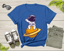 Load image into Gallery viewer, Astronaut Space Lovers Gift Planet Spaceman Graphic Saturn Adult Men Women Kids Boys Girls Shirt Astronaut Birthday Present T-shirt
