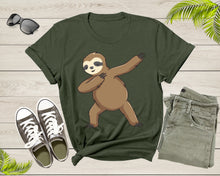 Load image into Gallery viewer, Cool Dabbing Dancing Lazy Sloth for Men Women Kids Boys Girl T-Shirt Sloth Animal Shirt for Men Women Kids Boys Girls Teens Gift Tshirt
