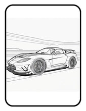 Load image into Gallery viewer, Exotic Luxury Cars Race Car Coloring Book Dream Luxury for Men Women Kids Boys Girls Teens 50 Vehicles Coloring Pages for Adults and Kids
