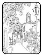 Load image into Gallery viewer, Famous Places Coloring Book For Adults Travel Coloring Book Gift Landscape Coloring Book For Adults Places Coloring Book Relaxation Gift
