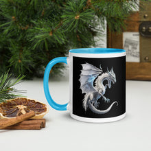 Load image into Gallery viewer, Cool Fantasy Medieval Dragon Designs Sublimation Travel Ceramic Coffee Mug with Color Inside
