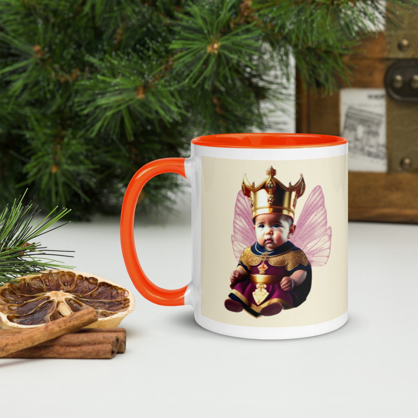 King Baby Coffee Mug Funny with Color Inside Ceramic Travel Mug
