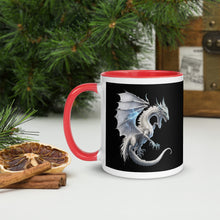 Load image into Gallery viewer, Cool Fantasy Medieval Dragon Designs Sublimation Travel Ceramic Coffee Mug with Color Inside
